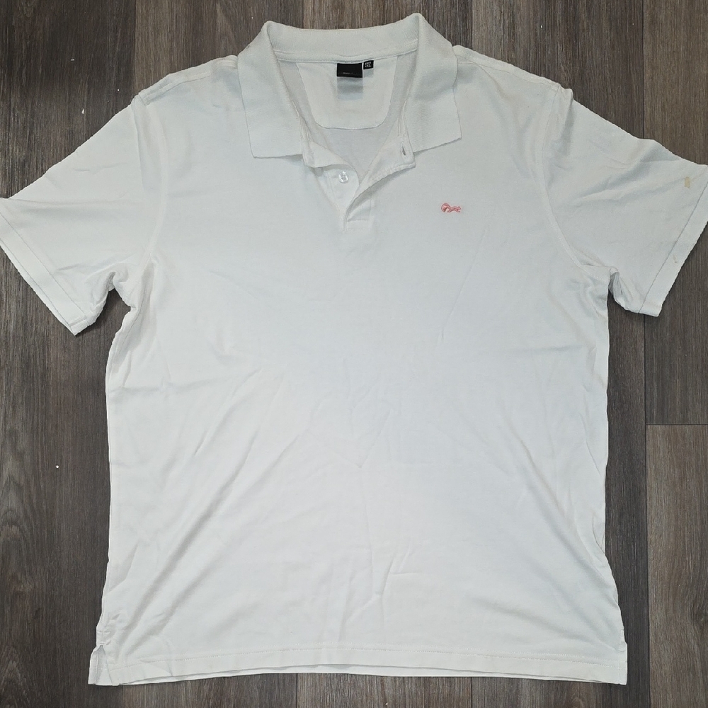 Arturo Calle Men's White Polo Shirt by [Brand]